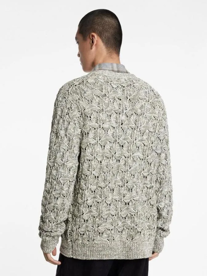 Men Sweaters John Varvatos MOTHE CARDIGAN Deep Olive