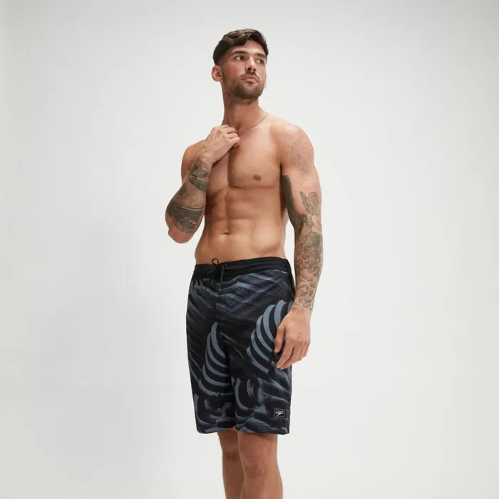 Men Swim Shorts Speedo Men039s Print Bondi Basin 20039039 Swim Shorts Grey