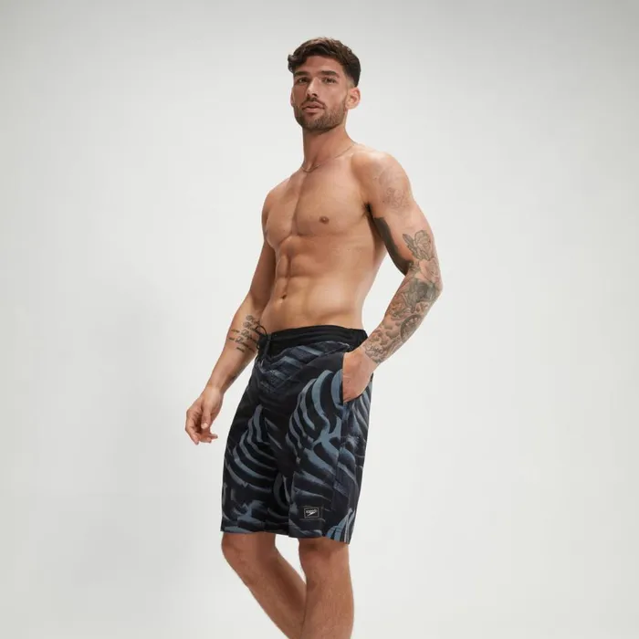 Men Swim Shorts Speedo Men039s Print Bondi Basin 20039039 Swim Shorts Grey