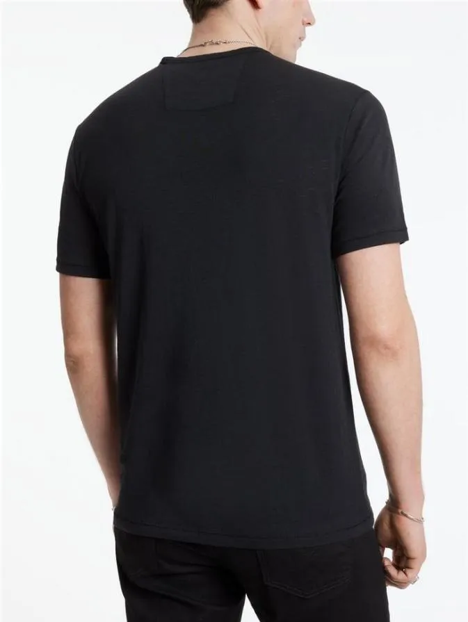 Men TShirts John Varvatos BOND BURNOUT TSHIRT Black
