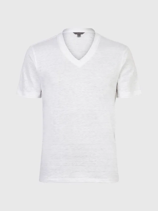 Men TShirts John Varvatos WOOSTER VNECK White