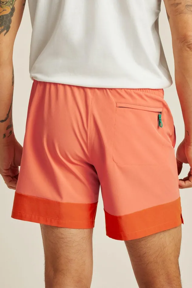 Men The Rec Short Coral Color Block Bonobos Casual Shorts