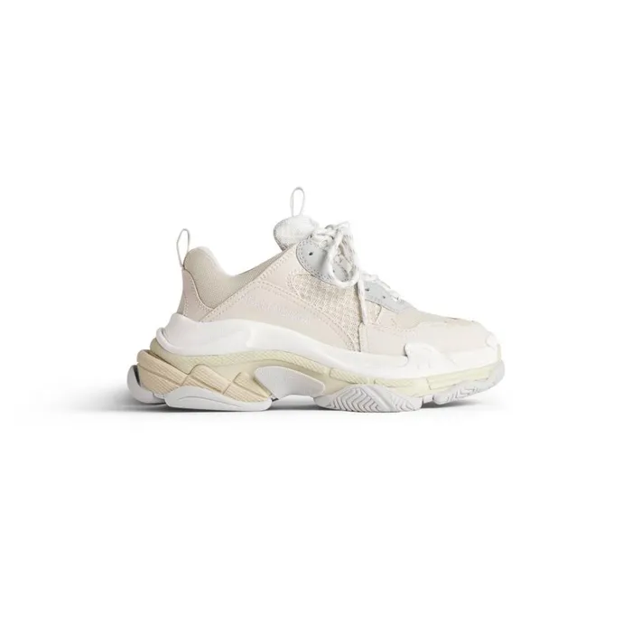 Men Trainers Balenciaga Triple S Trainers In Off White