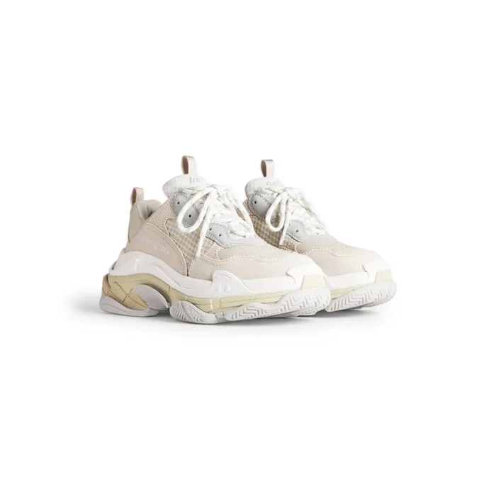 Men Trainers Balenciaga Triple S Trainers In Off White