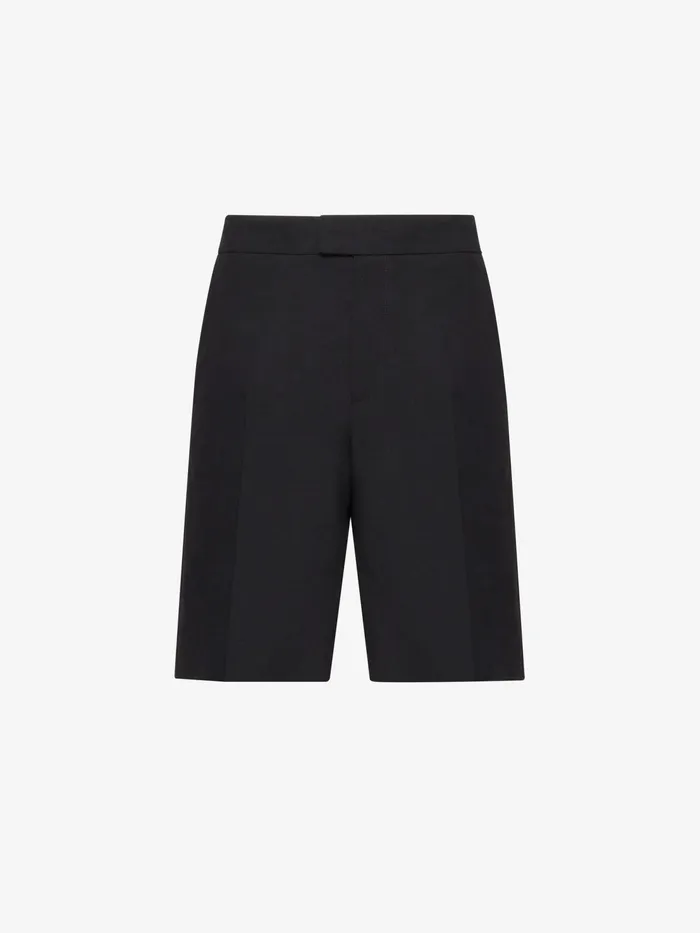 Men Trousers Alexander McQueen Tailored Shorts Black