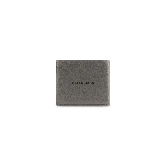 Men Wallets Balenciaga Cash Square Folded Wallet In Graphiteblack
