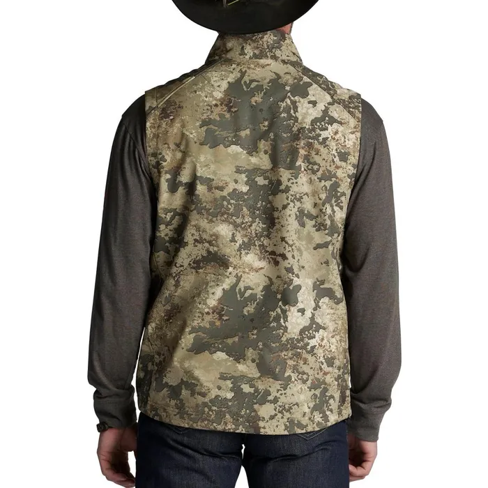 MEN Weather Resisting Vest Camo Multicolor Justin Boots Outerwear