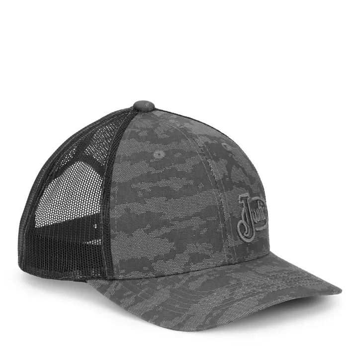 MENWOMEN Camo Cap Grey Camo Grey Logo Justin Boots Hats and Caps