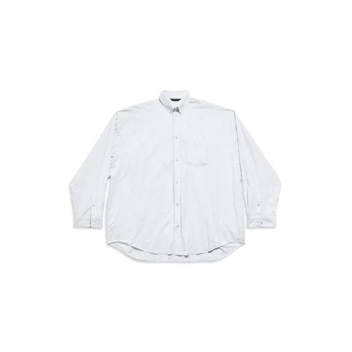 MenWomen Tops and Shirts Balenciaga Balenciaga Shirt Oversized In Light Blue