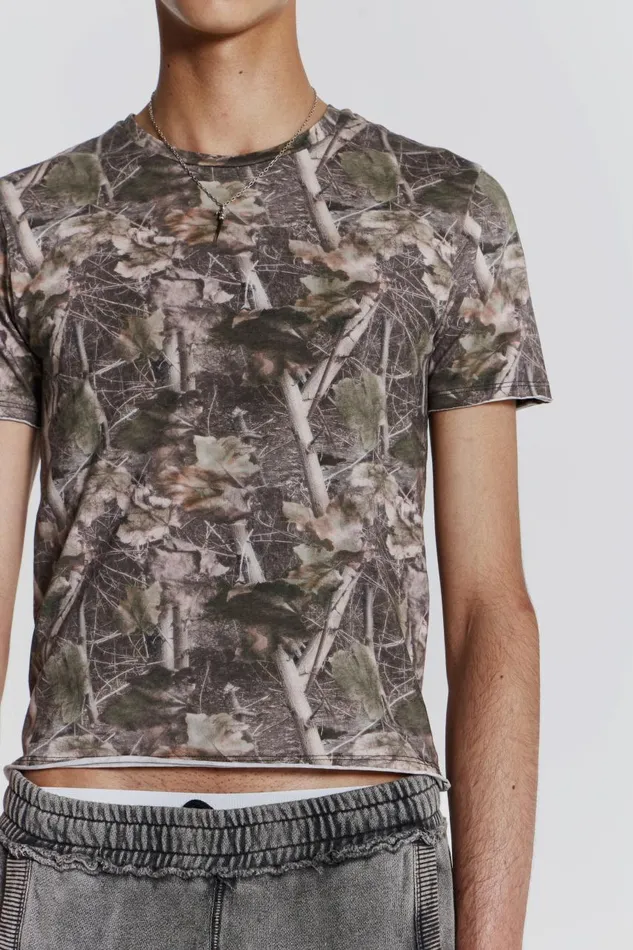 Men Woodland Shrunken Tee Jaded London TShirts and Vests