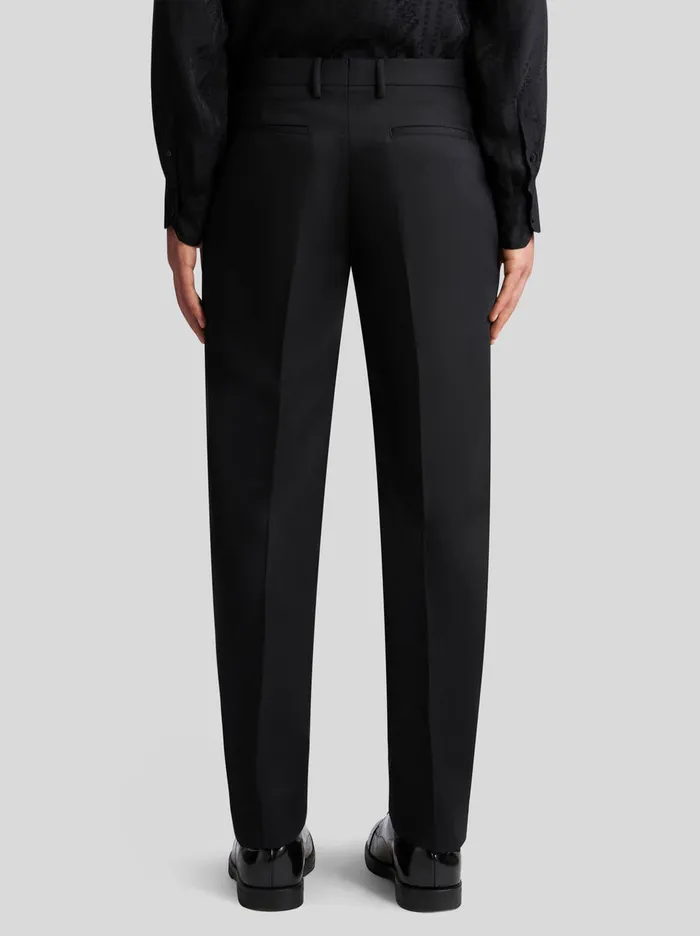 Men Wool And Mohair SlimFit Trousers Etro Trousers