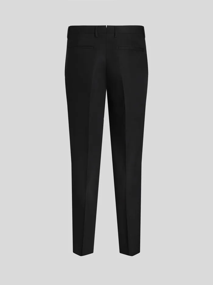 Men Wool And Mohair SlimFit Trousers Etro Trousers