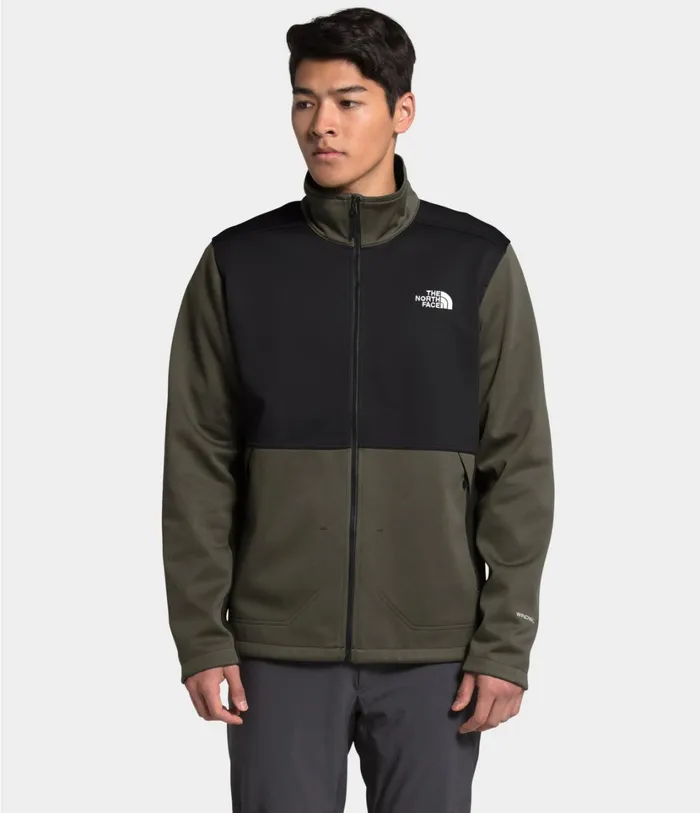Mens Apex Canyonwall Jacket New Taupe Greentnf Black The North Face Fleece