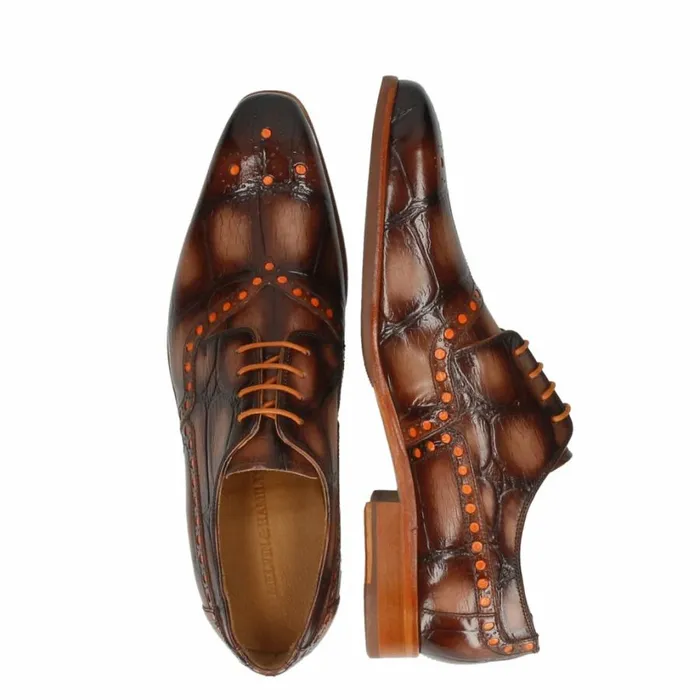 Mens Derbies Melvin and Hamilton Lance 66 Brown