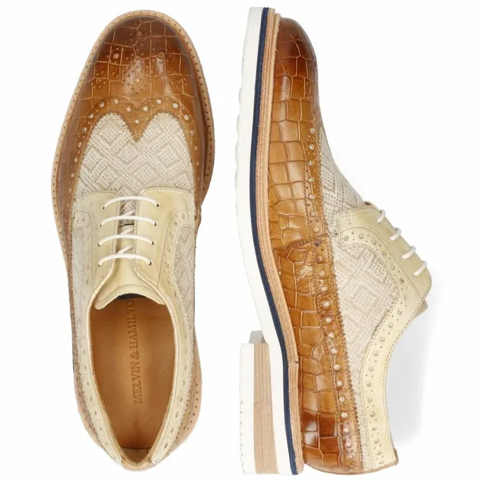 Mens Derbies Melvin and Hamilton Trevor 10 Beige