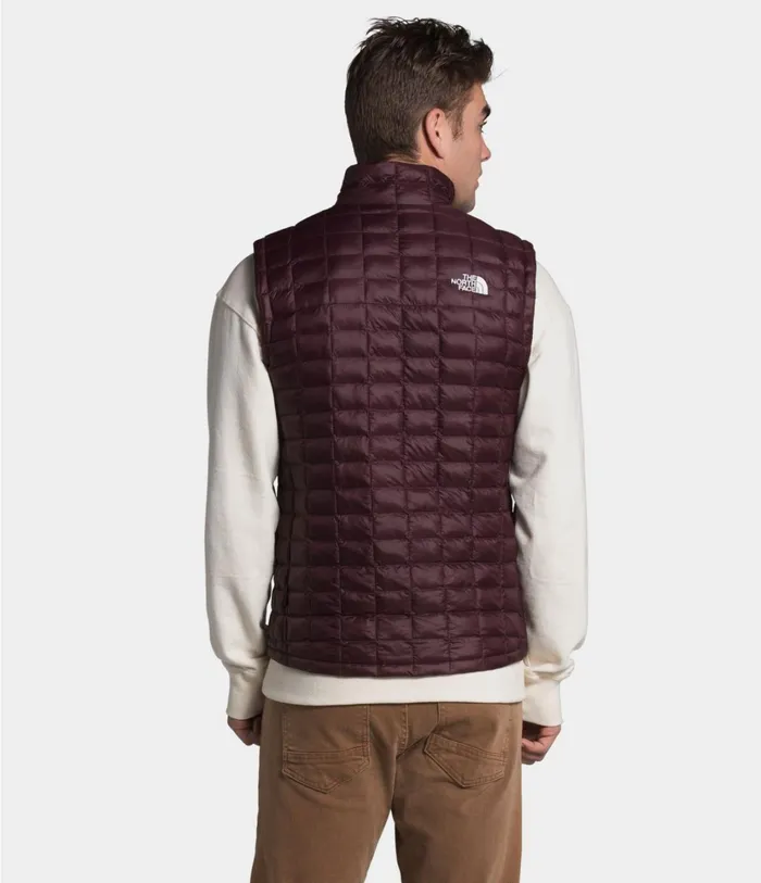 Mens ThermoBall Eco Vest Root Brown Matte The North Face Insulated and Down Jackets