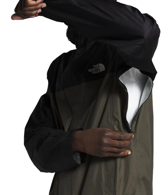 Mens Venture 2 Jacket Tnf Blacknew Taupe Green The North Face Rainwear