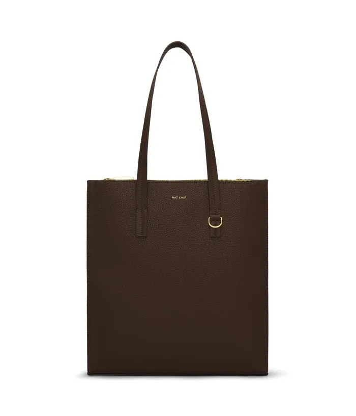 MensWomen Canci Vegan Tote Bag 8211 Purity Chocolate Matt and Nat Totes