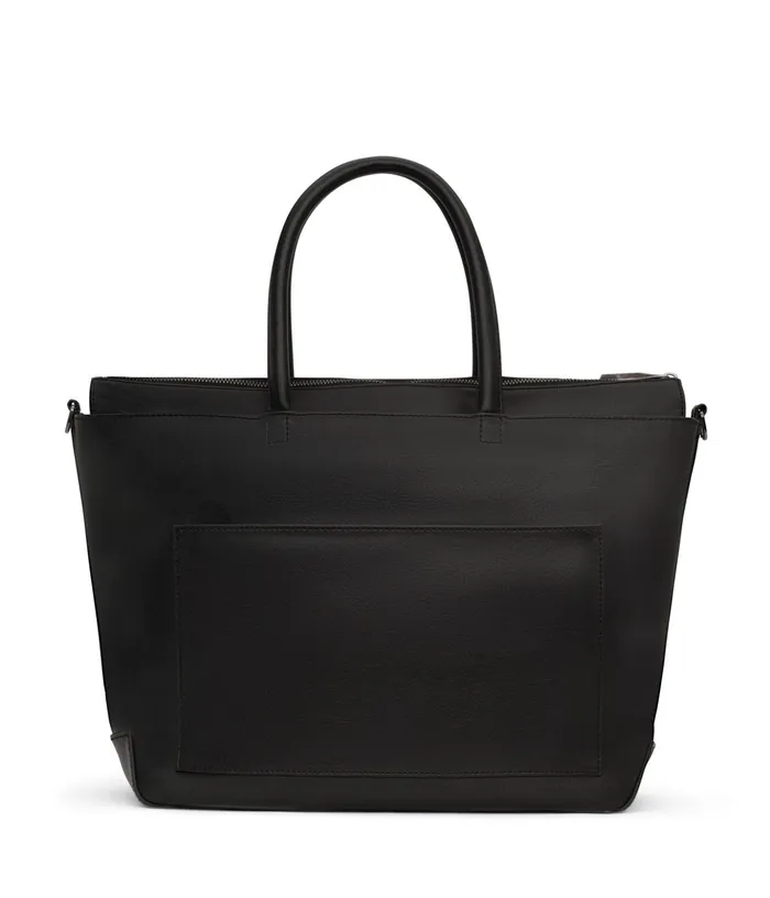MensWomen Raylanmed Vegan Diaper Bag 8211 Vintage Black Matt and Nat Weekenders
