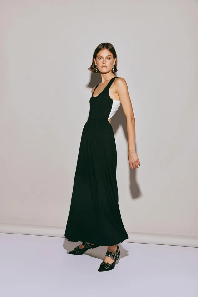 MidiMaxi Dresses Women VRG GRL Lena Maxi Dress Black MidiMaxi Dresses Women VRG GRL Lena Maxi Dress Black