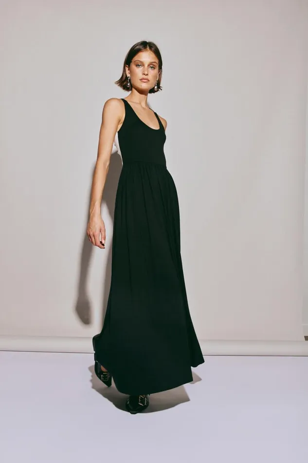 MidiMaxi Dresses Women VRG GRL Lena Maxi Dress Black MidiMaxi Dresses Women VRG GRL Lena Maxi Dress Black