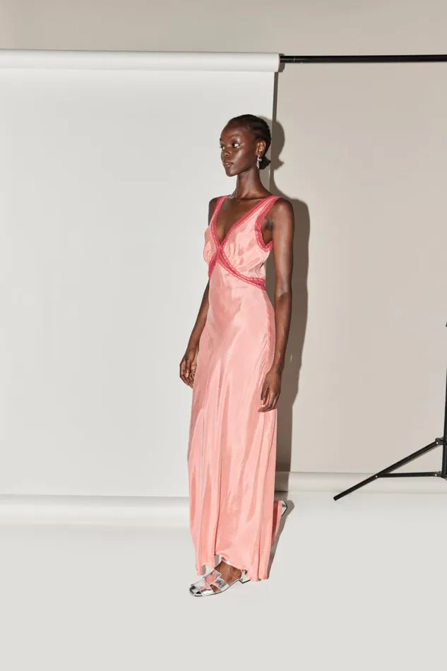 MidiMaxi Dresses Women VRG GRL Meet Me On The Dance Floor Bias Cut Maxi Dress Coral MidiMaxi Dresses Women VRG GRL Meet Me On The Dance Floor Bias Cut Maxi Dress Coral