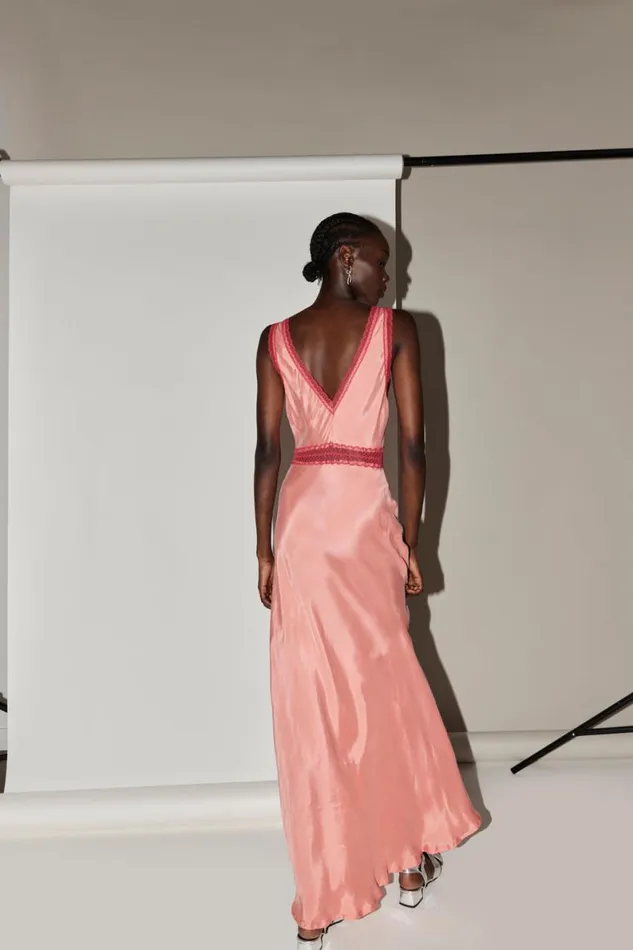 MidiMaxi Dresses Women VRG GRL Meet Me On The Dance Floor Bias Cut Maxi Dress Coral MidiMaxi Dresses Women VRG GRL Meet Me On The Dance Floor Bias Cut Maxi Dress Coral
