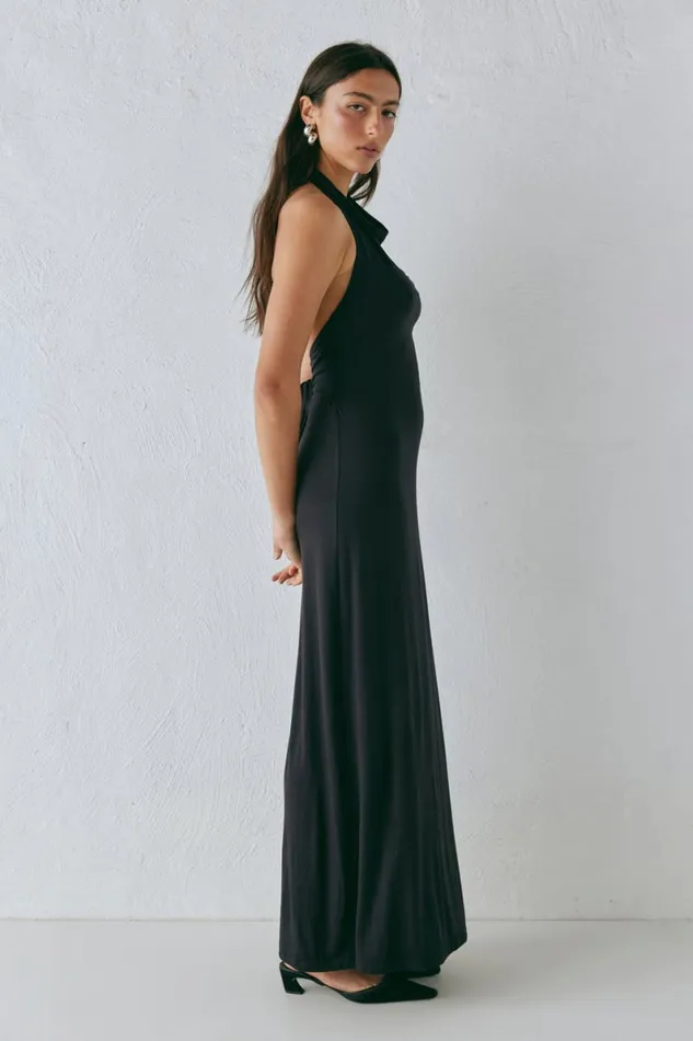 MidiMaxi Dresses Women VRG GRL Noa Maxi Dress Black MidiMaxi Dresses Women VRG GRL Noa Maxi Dress Black