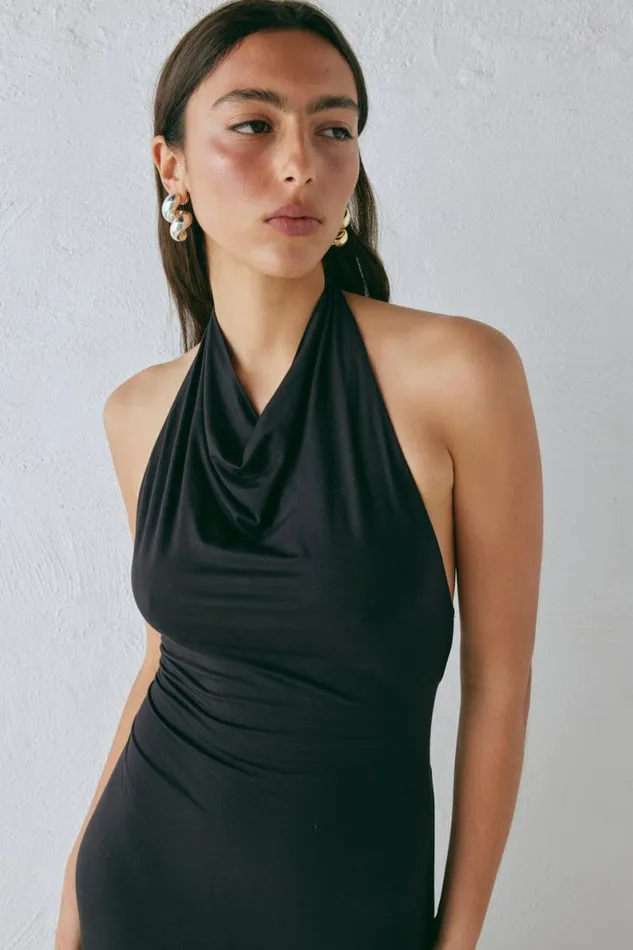 MidiMaxi Dresses Women VRG GRL Noa Maxi Dress Black MidiMaxi Dresses Women VRG GRL Noa Maxi Dress Black