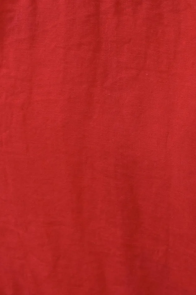 MidiMaxi Dresses Women VRG GRL Paros Palms Linen Midi Dress Red MidiMaxi Dresses Women VRG GRL Paros Palms Linen Midi Dress Red
