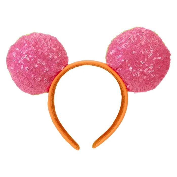 Minnie Mouse Exclusive Color Block Neon Sequin Ear Headband Unisex Loungefly Small Accessories Minnie Mouse Exclusive Color Block Neon Sequin Ear Headband Unisex Loungefly Small Accessories
