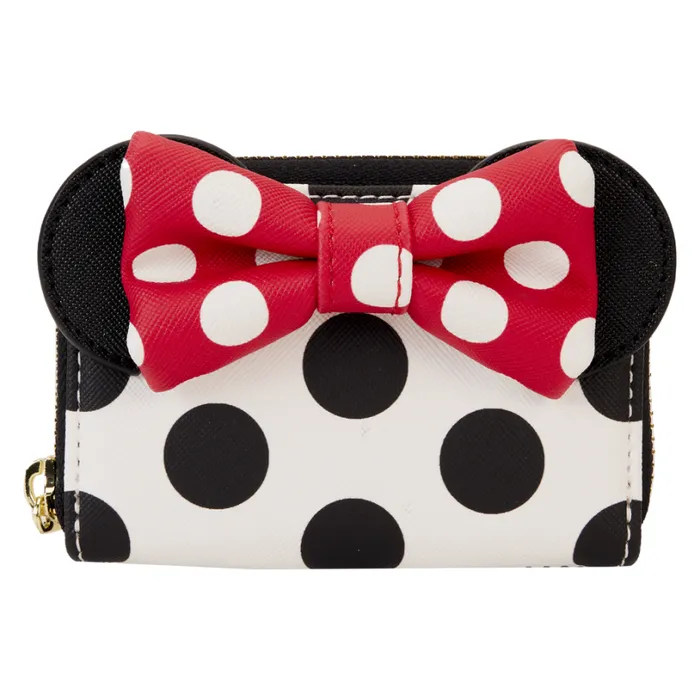 Minnie Mouse Rocks The Dots Classic Accordion Zip Around Wallet Unisex Loungefly Bags and Wallets Minnie Mouse Rocks The Dots Classic Accordion Zip Around Wallet Unisex Loungefly Bags and Wallets