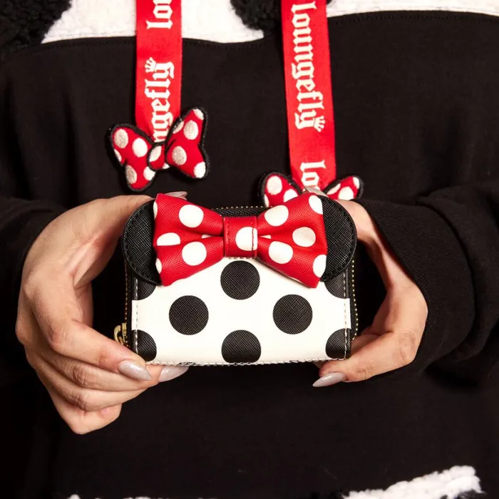 Minnie Mouse Rocks The Dots Classic Accordion Zip Around Wallet Unisex Loungefly Bags and Wallets Minnie Mouse Rocks The Dots Classic Accordion Zip Around Wallet Unisex Loungefly Bags and Wallets