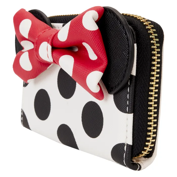 Minnie Mouse Rocks The Dots Classic Accordion Zip Around Wallet Unisex Loungefly Bags and Wallets Minnie Mouse Rocks The Dots Classic Accordion Zip Around Wallet Unisex Loungefly Bags and Wallets