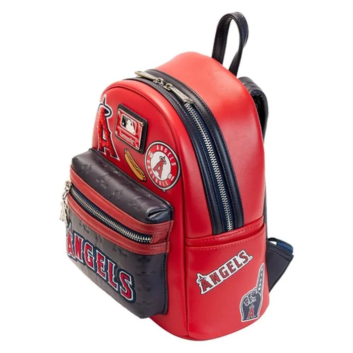 MLB LA Angels Patches Mini Backpack Unisex Loungefly Backpacks