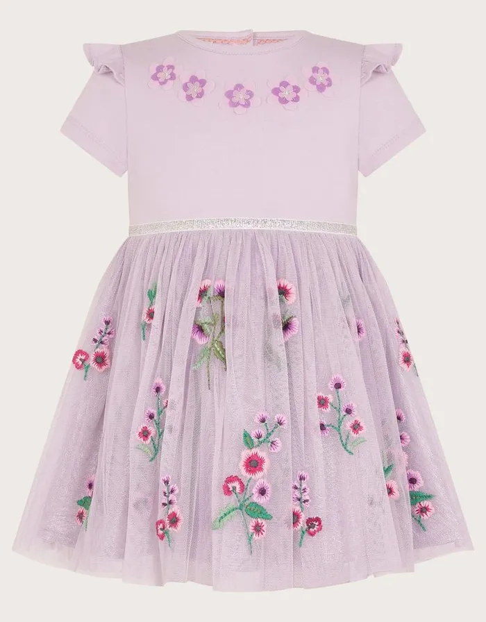 Monsoon Baby Floral Disco Dress Purple Children Dresses Monsoon Baby Floral Disco Dress Purple Children Dresses