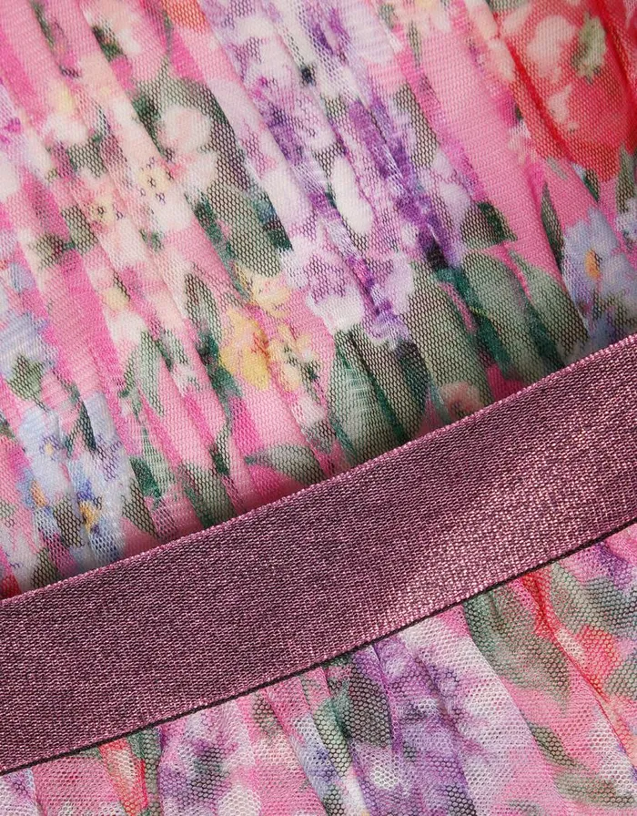 Monsoon Baby Sleeveless Floral Tulle Dress Pink Children Dresses Monsoon Baby Sleeveless Floral Tulle Dress Pink Children Dresses