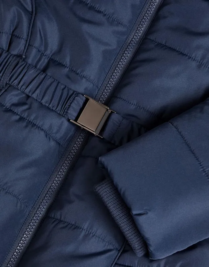 Monsoon Belted Ruffle Coat Blue Children Coats and Jackets Monsoon Belted Ruffle Coat Blue Children Coats and Jackets