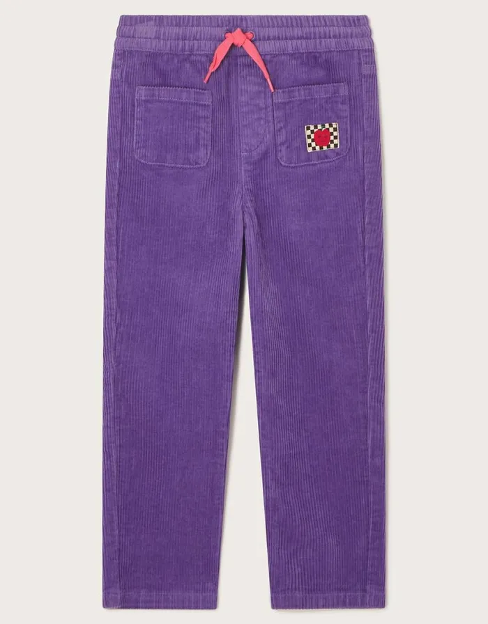 Monsoon Cord Trousers Purple Children Casualwear Collection
