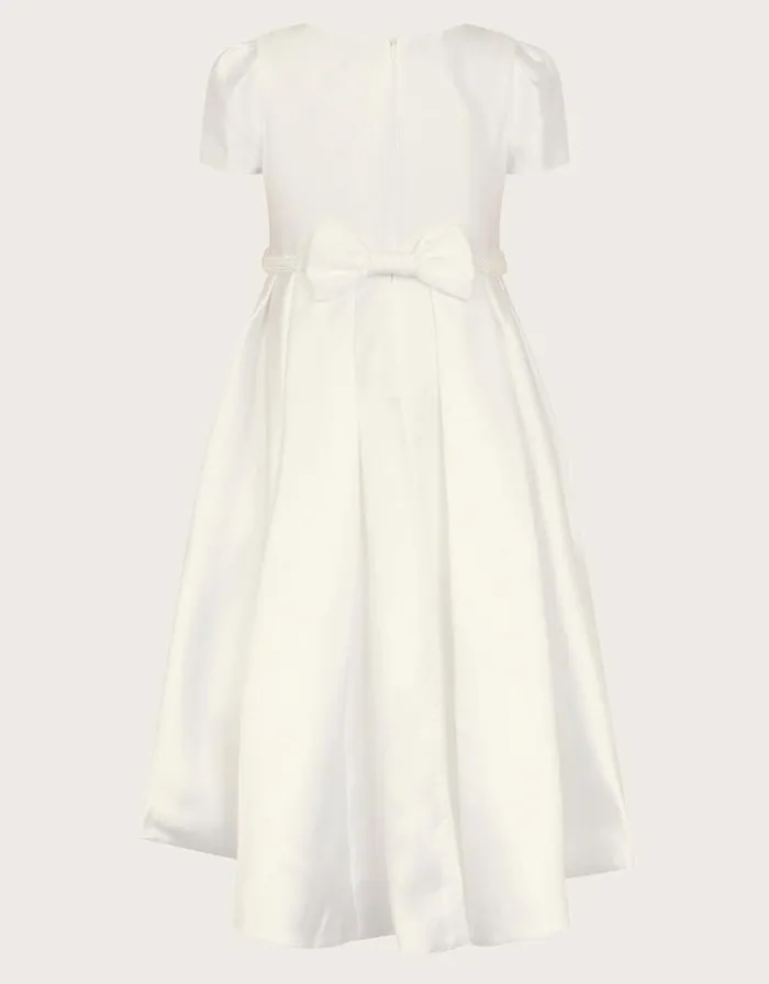 Monsoon Henrietta Pearl Belt Dress White Children Dresses Monsoon Henrietta Pearl Belt Dress White Children Dresses