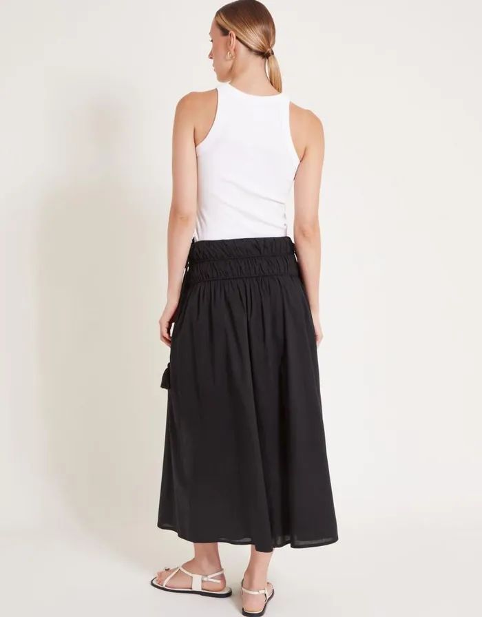 Monsoon Jade Maxi Skirt Black Women Skirts