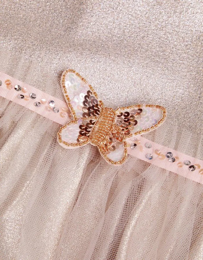 Monsoon Land Of Wonder Solance Butterfly Belt Dress Natural Children Dresses Monsoon Land Of Wonder Solance Butterfly Belt Dress Natural Children Dresses