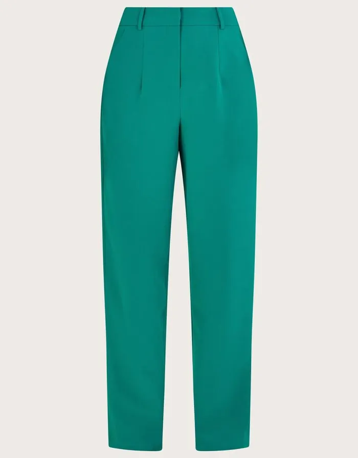 Monsoon Madelyn Trousers Green Women Trousers and Jeans