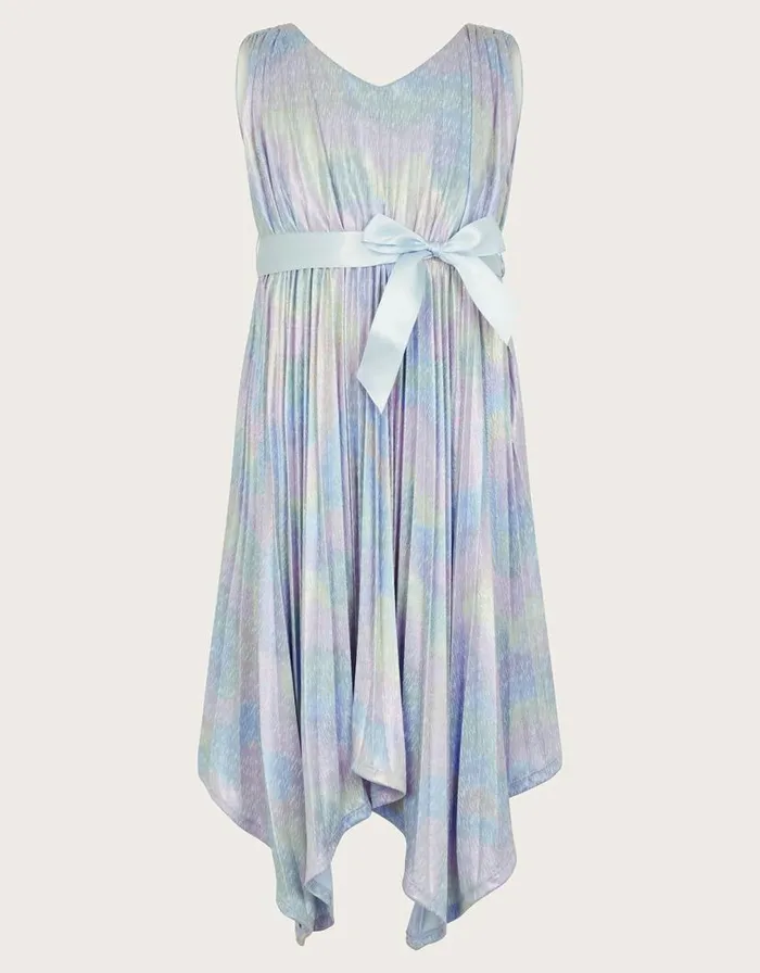 Monsoon Mya Ombre Foil Dress Multi Children Dresses