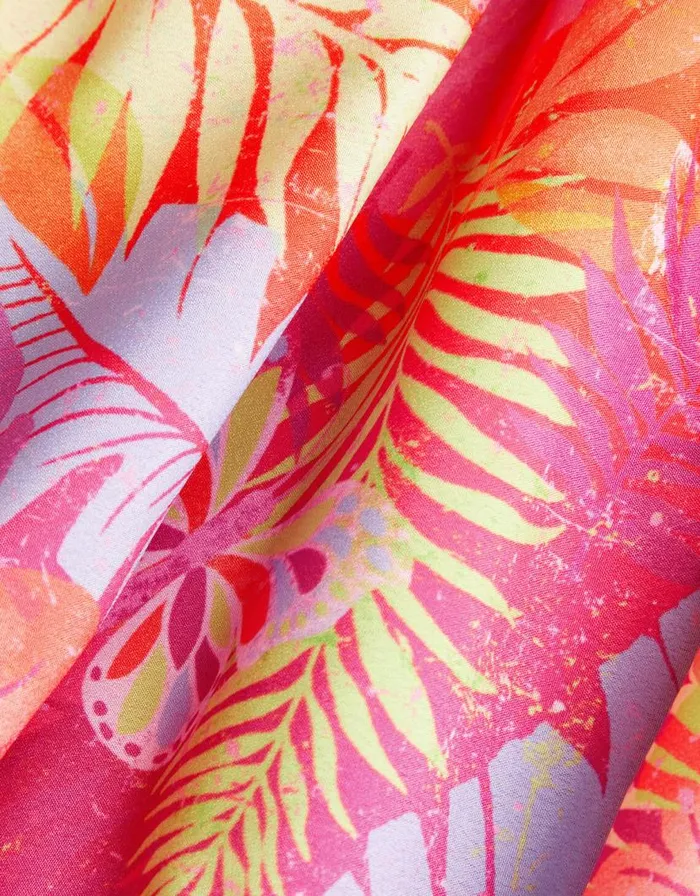 Monsoon Palm Print Crepe Dress Multi Children Dresses Monsoon Palm Print Crepe Dress Multi Children Dresses