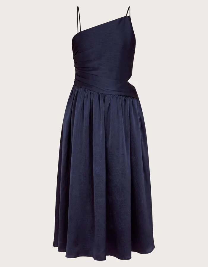 Monsoon Satin CutOut Prom Dress Blue Children Dresses