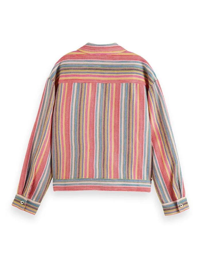 Monsoon Scotch And Soda Stripe Trucker Jacket Multi Women Jackets Monsoon Scotch And Soda Stripe Trucker Jacket Multi Women Jackets