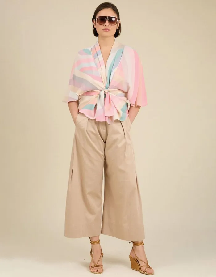 Monsoon Tallulah And Hope Print Tie Blouse Multi Women Tops and Blouses Monsoon Tallulah And Hope Print Tie Blouse Multi Women Tops and Blouses