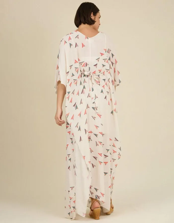Monsoon Tallulah And Hope Salina Kaftan White Women Occasionwear Monsoon Tallulah And Hope Salina Kaftan White Women Occasionwear