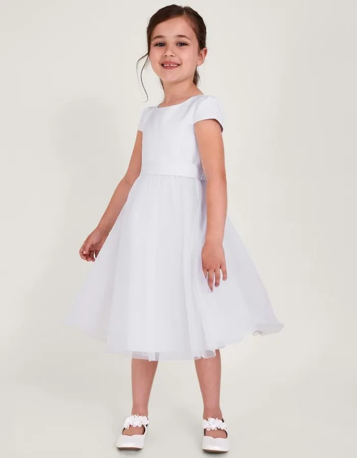 Monsoon Tulle Bridesmaid Dress Ivory Children Partywear